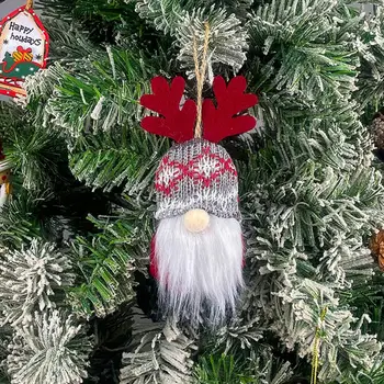 Jõuluehted Jõulupuu Kaunistama Peen Töö Gnome Ripats Pidulik Jõulud Rippus Puu Kodu