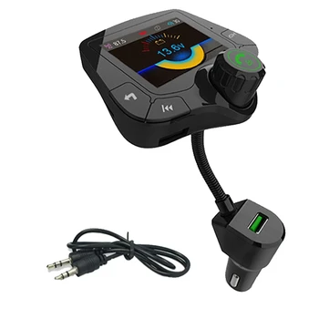 1 Töö Auto Bluetooth Audio Receiver Auto MP3 Mängija, Universaalne Auto Tarvikud Audio Vastuvõtja, Must