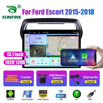 13.1 tolline autoraadio Ford Escort 2015 2016-2018 Auto DVD GPS Navigation Stereo Carplay 2 Din Kesk Mms Android Auto