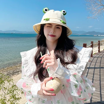 2023 Konn Kopp Müts Kevad ja Suvi Päikesevarju Mereäärne Puhkus Väljas Päikese Kaitse Jaapani Armas Basseini Caps Naine