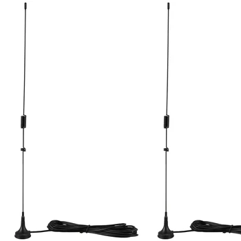2X UT-106UV walkie talkie antenn DIAMOND SMA-F UT106 jaoks HAM Raadio BAOFENG UV-5R BF-888S UV-82 UV-5RE pikk antenn