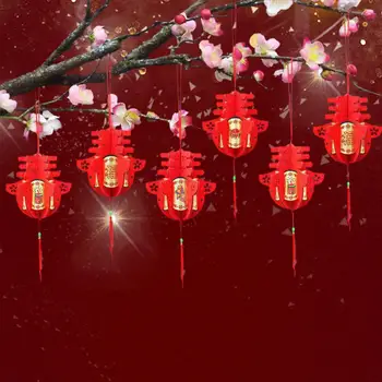 6tk Uus Aasta Ripats Elavat Color Spring Festival Laterna Riputamiseks Kaunistama Pidulikud Dekoratsioonid