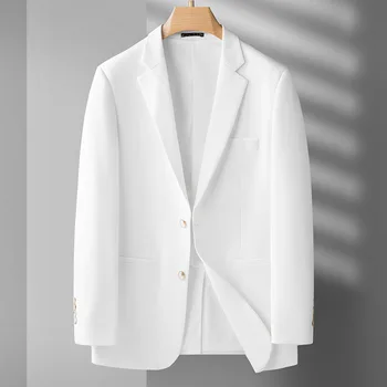 7011-2023 Sügisel ja talvel uus toode meeste ülikond business casual lihtsus grid ühe lääne-jakk meeste top coat