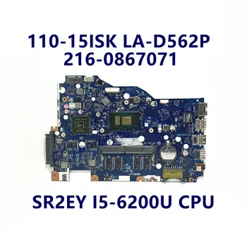 BIWP4/P5 LA-D562P Emaplaadi Lenovo 110-15ISK Sülearvuti Emaplaadi Koos SR2EY I5-6200U CPU 216-0867071 100% Täielikult Testitud Hea