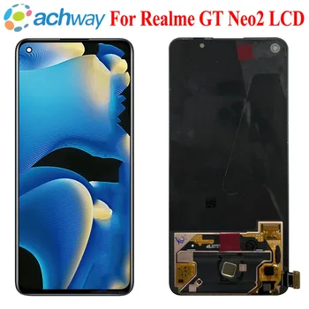 Eest Realme GT Neo2 LCD RMX3370 Ekraani Touch Digitizer Ekraan Paneel Digitizer Assamblee Realme GT Neo 2 LCD Ekraan