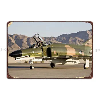 F-4 Phantom Jet Fighter Metallist Märgiga Pannoo Wall Decor Garaaž Kohandatud Laigud Tina Märk Plakat