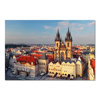 Kaasaegne Seina Art Lõuend Maalid Pilt Praha tšehhi Vabariik Linnaruumi, Plakatid ja Pildid elutuba Decor