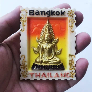 Külmkapp Magnet Bangkok, Tai Isikliku Loova Käsitöö Kultuurmaastiku Teenetemärgi Sõnum Kleebised Turismi Suveniiri