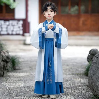 Laste Poiss Pool Cosplay Kostüüm Traditsiooniline Hiina Stiilis Hanfu Lapsed Tang Sobiks Tulemuslikkuse Varustus