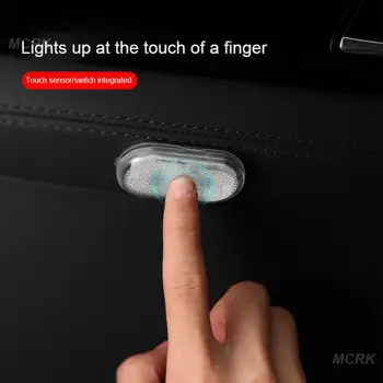 LED-Car Styling Öö Valguses Mini USB Eest Nelja Värvi Auto Uks Kerge Auto Salongi LED Sensor Light Touch Sensor Lugemise Lamp