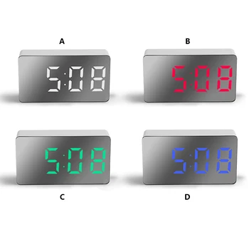 LED digitaalkell Tabletop Alarm Elektrooniline Kaunistused Kellad Roheline