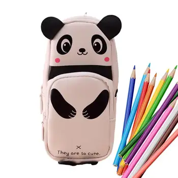 Meik Kott-Rahakott Cartoon Panda Ladustamise Kott Kosmeetika Multifunktsionaalne Organisatsiooni Kott 2 Sahtlitega Kooli