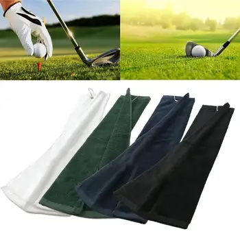 Microfiber Golf Rätik Vahvel Töötab Sport Jooga Fitness Klubid Puhastus Rätikud koos Karabiin Lukk Klambrid