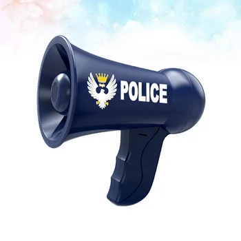 Mikrofon Lapsed Valjuhääldi Mänguasi Sissenõutavaks Naljakas Ruupor Lapse Cosplay Politsei