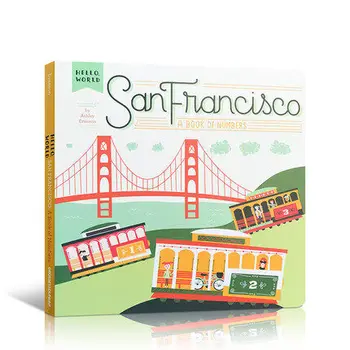 MiluMilu San Francisco: Raamat Numbrid Buku Laste Varajase Hariduse Pilt Juhatuse Raamat