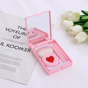 Mini Reisi Makeup Brush Set Portable Storage Box Peegel Hiiglane Pehme Lahtine Pulber Põsepuna, Lauvärv Kosmeetilised Harjad Косметика