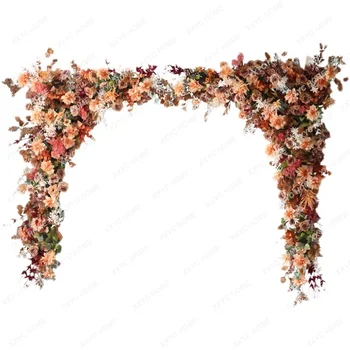 Pulm Bougainvillea Spectabilis Rida Arch Dekoratiivsed Lilled Etapp, Tausta, Kaunistused Kokkulepe Simulatsiooni Silk