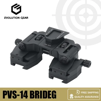 PVS14 NVG binokli silla kaitseprillid stent jäta vahele rhino mount NVG relvade mount eest L4 G24 Paigaldus Kiiver Kiire mount