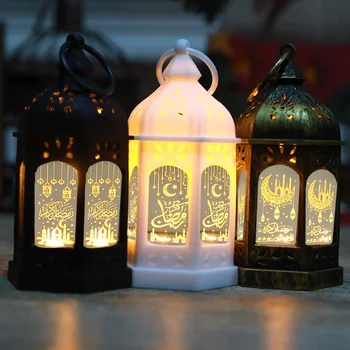 Ramadan Kaunistused 2023 LED Kaasaskantav Tuul Laterna Islami Moslemi Festival Asjade EID Mubarak Kaunistused Ramadan Decor Kodus