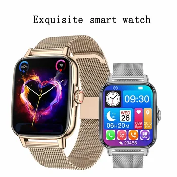 Smart Watch 2.01 HD Ekraan Vogue Bluetooth Kõne Fitness Tracker Hääl Assistent Smartwatches Jaoks GT3 Android Telefon 2024