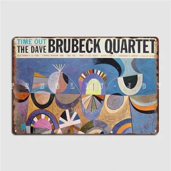 Time Out Dave Brubeck Neliku Originaal Mono Kate Metallist Märk Seinal Seinamaal Koju Classic Plaadid Tina Märk Plakat