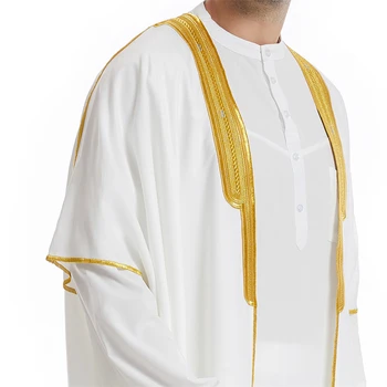 Traditsiooniline Eid Araabia Meeste Rüü Moslemi Kleit Kimono Dishdasha Riided Islam Dubai Saudi Abayas Abaya Seal Kaftan Ramadan Jubba Thobe
