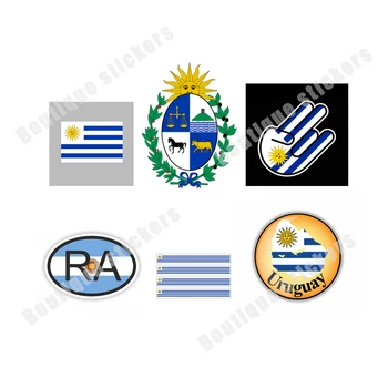 Uruguay Lipu Riigi Embleem, Rinnamärk Uruguay Lipu Suur Suu Loominguline Uruguay Kleebis Ilus Veekindel Päikesekaitse Auto Kaunistamiseks