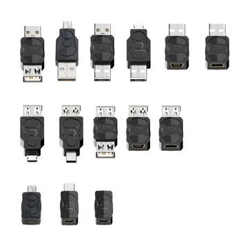 USB-MicroUSB /Mini USB-Mees-Nais-Converter-Adapter-USB-Adapterid Muutmine