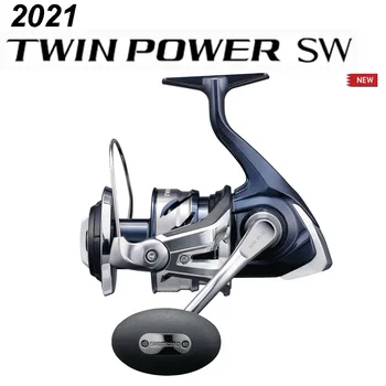UUS 2021 Originaal SHIMANO TWINPOWER TWIN POWER SW Merevee spinningurullid 8000HG 10000PG 14000XG Vastupidavust Ratas Valmistatud Jaapanis