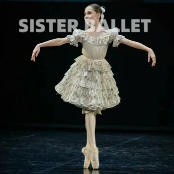 Uus PROM PROM ballerina kleit high-end kohandatud professionaalse täitmise konkurentsi kleit tüdruk kostüüm